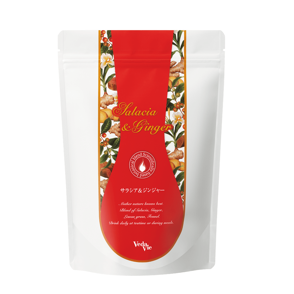 サラシア＆ジンジャーブレンド: ハーブティ・健康茶ジンジャー,ハーブ