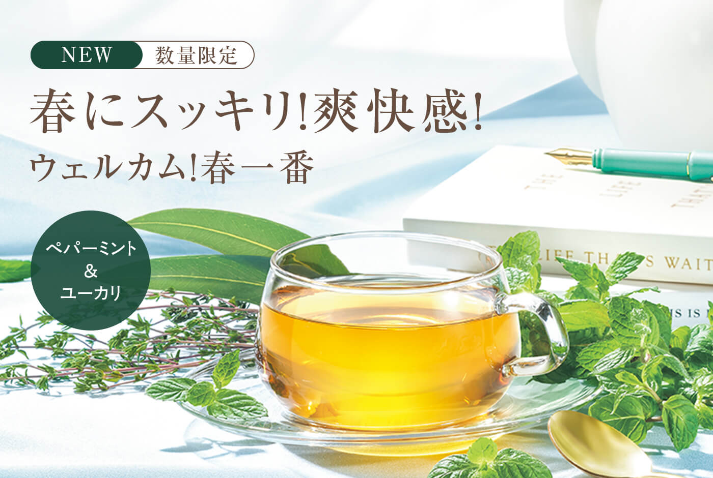 春にスッキリ！爽快感！ウェルカム！春一番