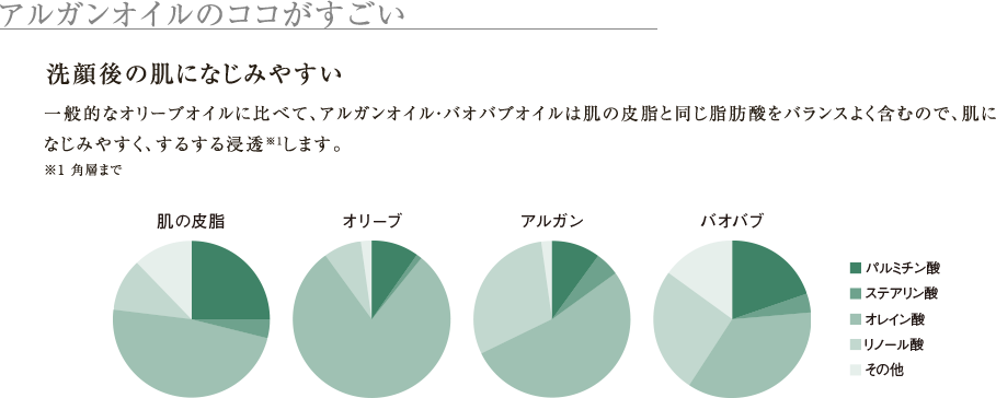 アルガンオイルのココがすごい